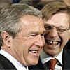 George W. Bush en Guy Verhofstadt