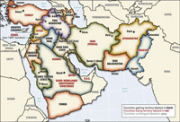 Map New Middle East