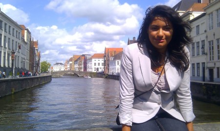 Carmen at the Spiegelrei in Brugge