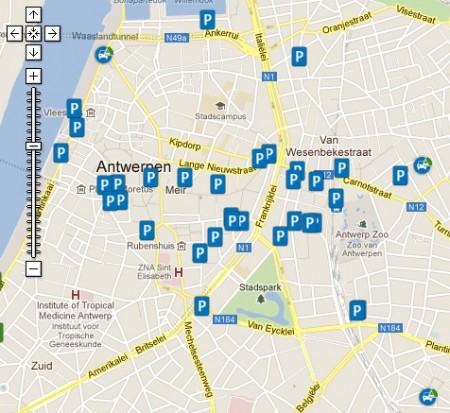 Gratis parkeren in Antwerpen