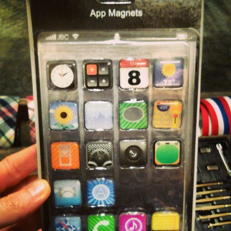 iPhone app magnets