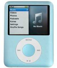 iRioni iPod Nano 3 in het blauw