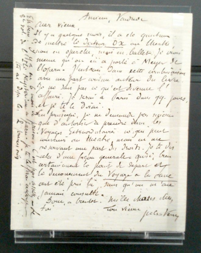 Jules Verne handschrift