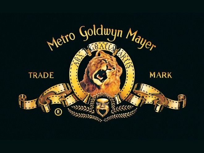 Het logo van MGM