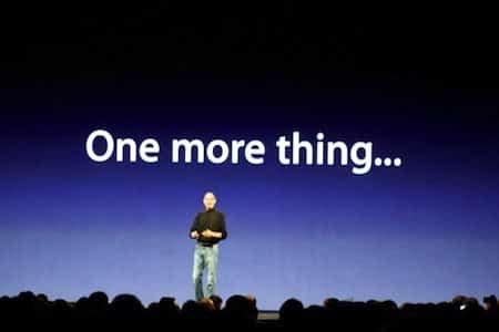 One more thing…