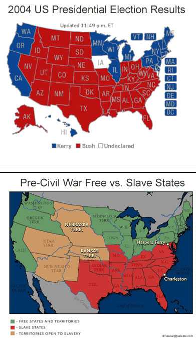 Presidentsverkiezingen 2004 vs Burgeroorlog